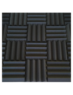 Paneles Acústicos SoundAssured 2 Piezas 30.48x30.48cm Carbón