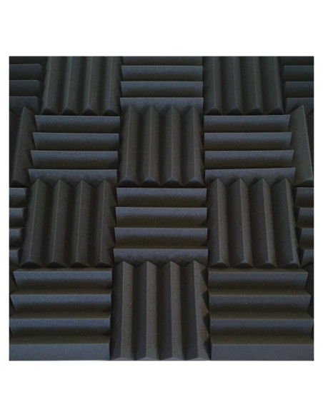 Paneles Acústicos SoundAssured 2 Piezas 30.48x30.48cm Carbón