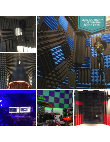 Paneles Acústicos SoundAssured 2 Piezas 30.48x30.48cm Carbón