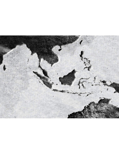 Lienzo Acústico Artgeist Mapa Mundial 200x100 cm 5 Piezas