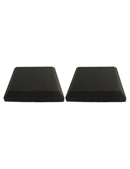 Paneles Acústicos de Espuma Mybecca 2 Pack 30.48x30.48 cm Carbón