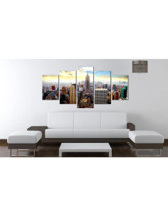 Lienzo Acústico Artgeist Nueva York 225x112.5 cm 5 Piezas 2