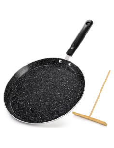 Sartén para Crepes WRINGKIT 25.4 cm Antiadherente con Mango Frío