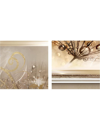 Lienzo Acústico Artgeist 90x45 cm 5 Piezas Mandala Naturaleza