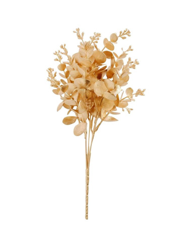 Ramas de Eucalipto Artificial Dorado Metálico Tableclothsfactory - 30.48 cm, Paquete de 4
