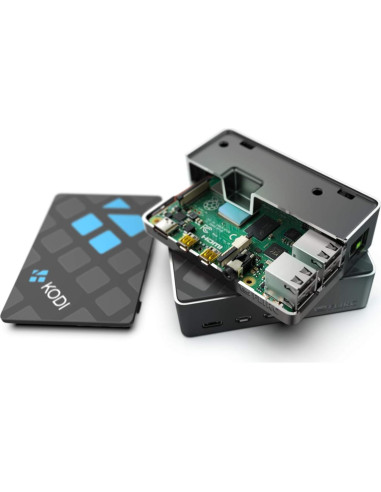 Caja Flirc para Raspberry Pi 4 - Edición Kodi, Aluminio