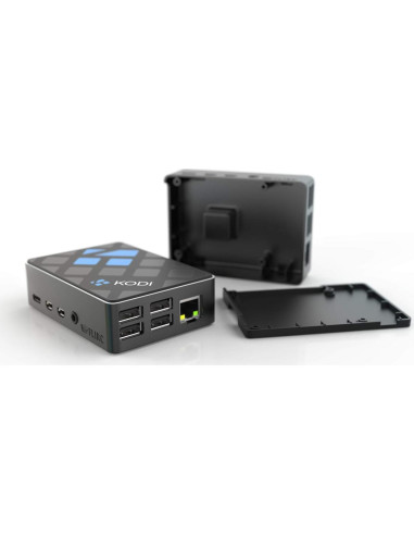 Caja Flirc para Raspberry Pi 4 - Edición Kodi, Aluminio