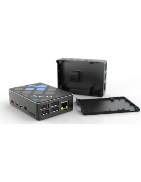 Caja Flirc para Raspberry Pi 4 - Edición Kodi, Aluminio