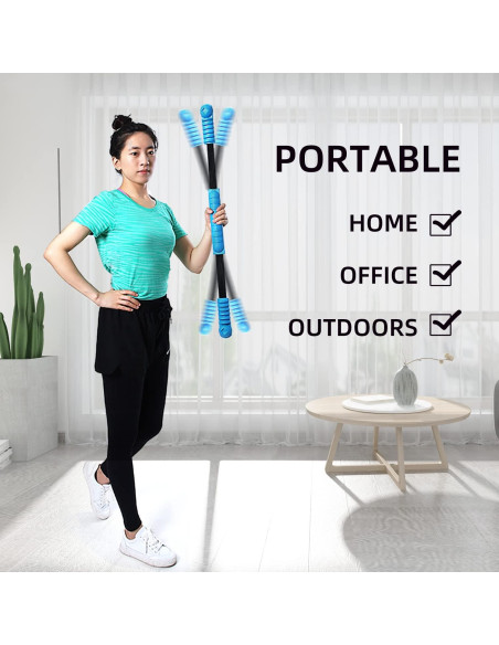 Barra de Ejercicio Elástica ANGLER DREAM 36 x 6.35 cm Azul