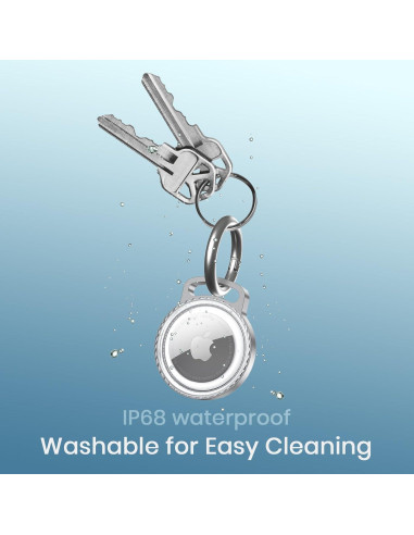 Soporte de Llavero KOBKOD para AirTag - Estuche Impermeable IP68 - Paquete de 2