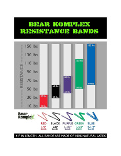 Banda de Resistencia Looped Bear KompleX 27.2 kg Negra 2