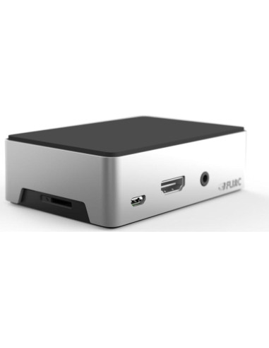 Caja Flirc de Aluminio para Raspberry Pi 3 B+ - Plateada