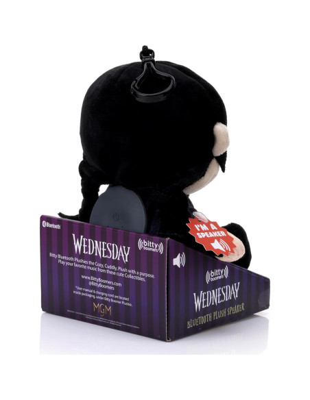 Altavoz de Peluche Bluetooth Bitty Boomers Miércoles 13.97 cm