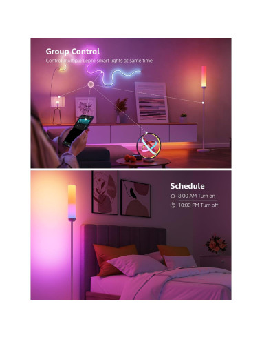 Lámpara de Pie Lepro O1 AI LED 2300LM Control APP WiFi