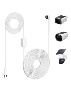 Adaptador de corriente Uogw 9m para cámaras eufy con carga tipo C