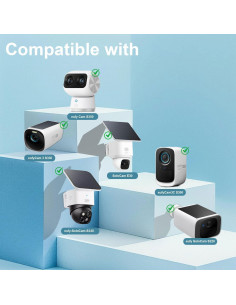 Adaptador de corriente Uogw 9m para cámaras eufy con carga tipo C 2