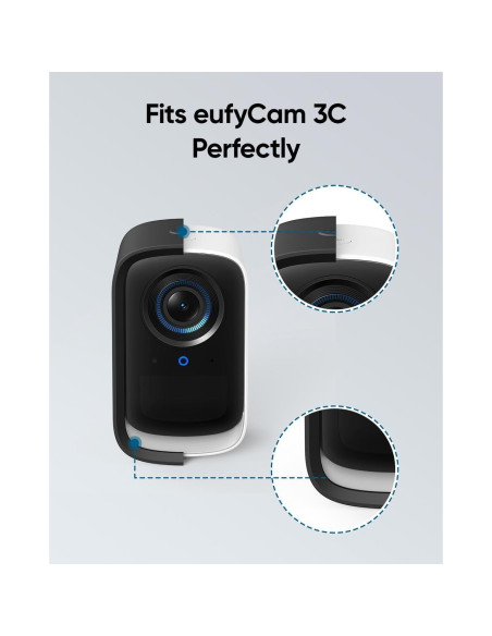 Funda Protectora eufyCam 3C - 2 Pack, Silicona Impermeable