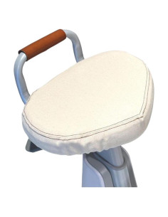 Funda de Asiento de Bicicleta LifeSpan Fitness Ampera Beige - 100% Algodón