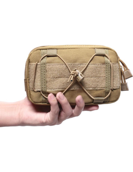 Bolsa Táctica Molle Horizontal Tacticool Verde Militar EDC