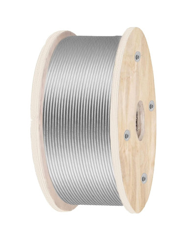 Cable de Acero Inoxidable VEVOR 3/16" T316 500ft 4200LBS