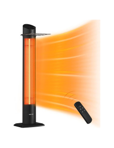 Calentador Eléctrico EAST OAK 1500W Infrarrojo IP55 Portátil