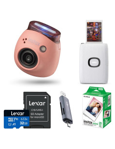 Cámara Digital Fujifilm Instax Pal Azul Lavanda + Kit Accesorios