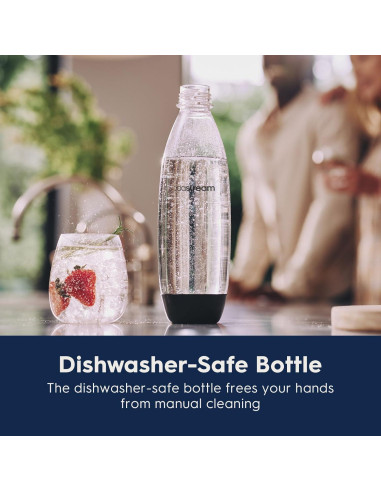 Máquina de Agua con Gas SodaStream Terra Negra + Sabores