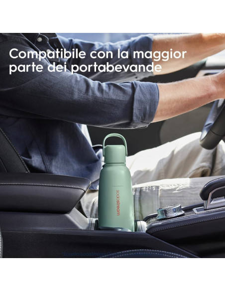Botella de Metal SodaStream Fizz&go Cool 0.9L Aislada Doble Pared