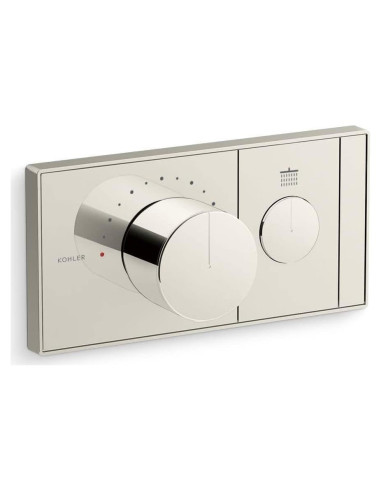 Válvula Termostática Kohler 26345-9-SN Níquel Pulido