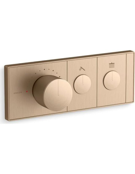 Control de Válvula Termostática Empotrada Kohler Anthem Bronce