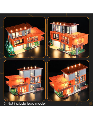 Kit de Iluminación LED LIGHTAILING para Lego 21354 Casa Cullen