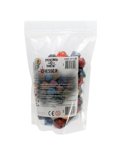 Bolsa de Dados Chessex Pound-O-Dice - 100 Dados Variados