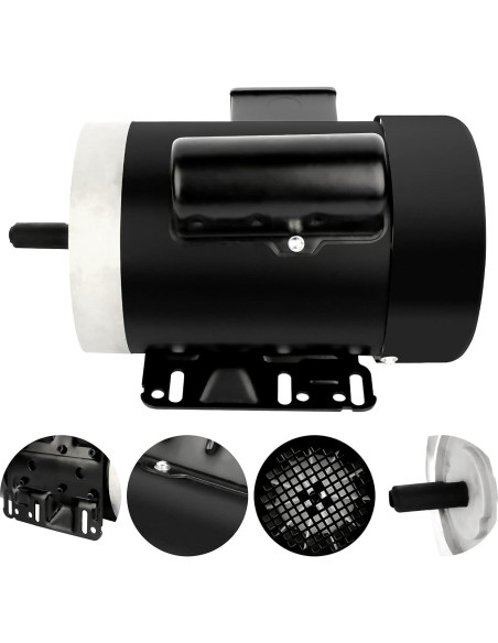 Motor Eléctrico Monofásico 3/4HP 1725RPM 115V/230V TEFC