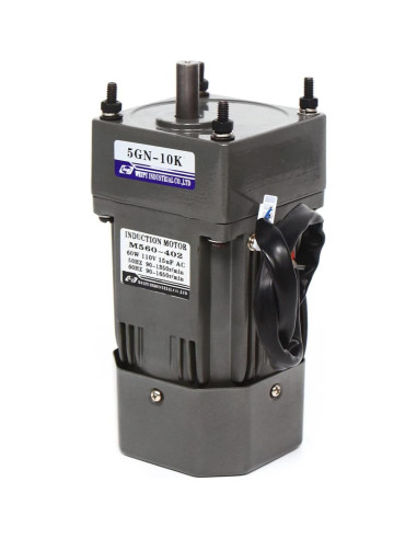 Motor de Engranaje AC 110V 60W Monofásico 0-135RPM 3.8Nm