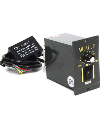 Motor de Engranaje AC 110V 60W Monofásico 0-135RPM 3.8Nm