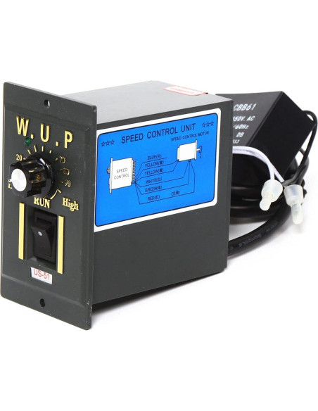 Motor de Engranaje AC 110V 60W Monofásico 0-135RPM 3.8Nm