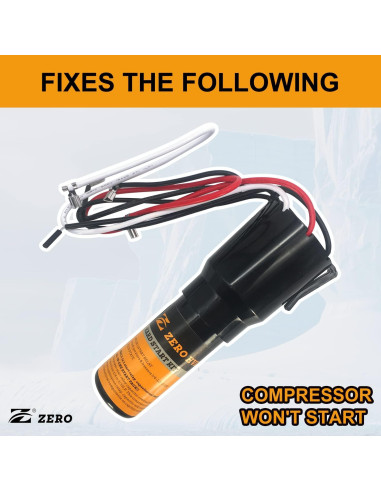 Kit de Arranque Duro Z HS41 para Compresores 1/4-1/3 HP 115V