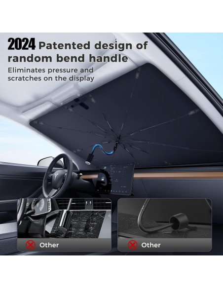 Sombrilla para Parabrisas de Coche Mittenhugs 2024 Plegable UV