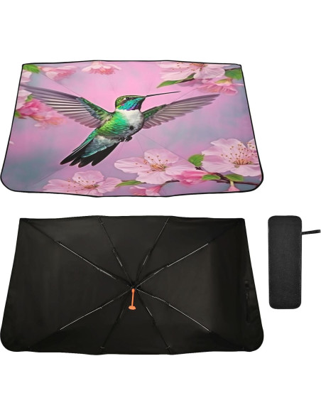 Parasol para Parabrisas de Coche Jihqo 140x70 cm UV Bloqueo