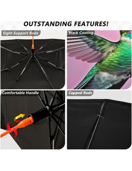 Parasol para Parabrisas de Coche Jihqo 140x70 cm UV Bloqueo