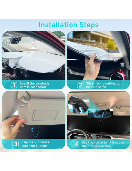 Protector Solar Parabrisas XHRING para Toyota Sienna 2011-2020