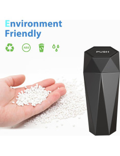 Basurero de Coche SINSEN Diamante Dorado 0.68kg a Prueba de Fugas 2