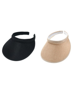 Visera Ajustable de Tela para Hombre y Mujer - Protección UV