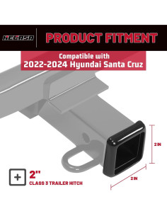 Enganche de Remolque HECASA NN2162 para Hyundai Santa Cruz 2022-2024 2