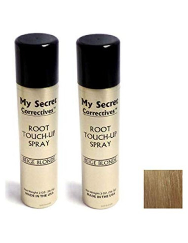 Spray Retoque Raíces Rubio Beige My Secret 2x60ml