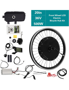 Kit de Conversión E-Bike LUNUMAOS 500W Rueda Delantera 20" 2