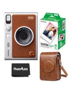 Cámara Instantánea Híbrida Fujifilm Instax Mini EVO + Funda + Película