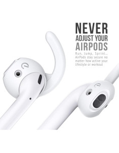 Ganchos y Cubiertas KeyBudz EarBuddyz 2.0 para AirPods 2