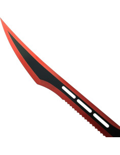 Machete Fijo Tactical Master 68.58 cm Acero Inoxidable Rojo 2