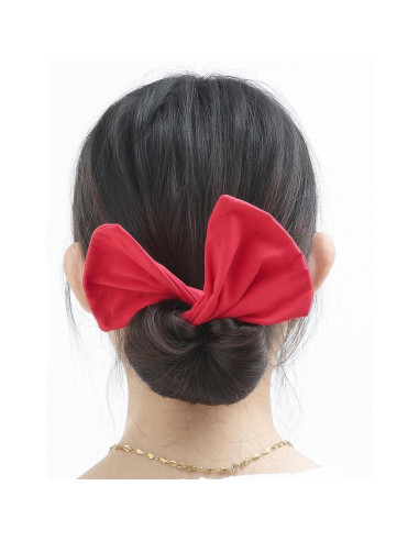 4 Piezas Creador de Moño de Cabello Rojo Ravlzors